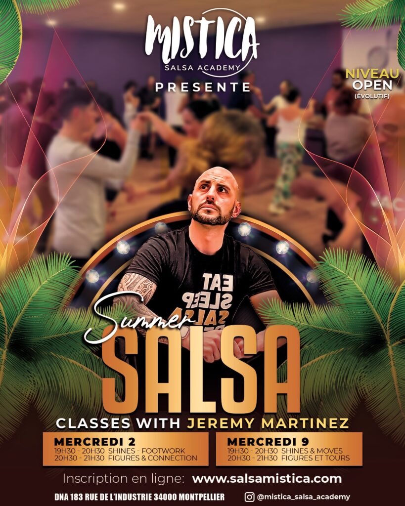 📍SUMMER SALSA CLASSES : Mercredi 2 et 9 Juillet