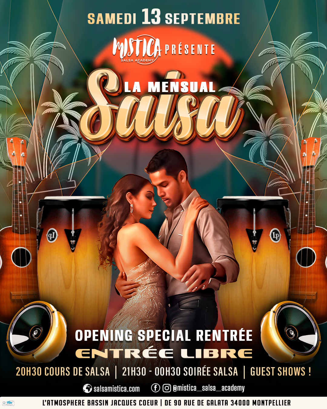 LA MENSUAL SALSA by MISTICA – SAMEDI 13 Septembre