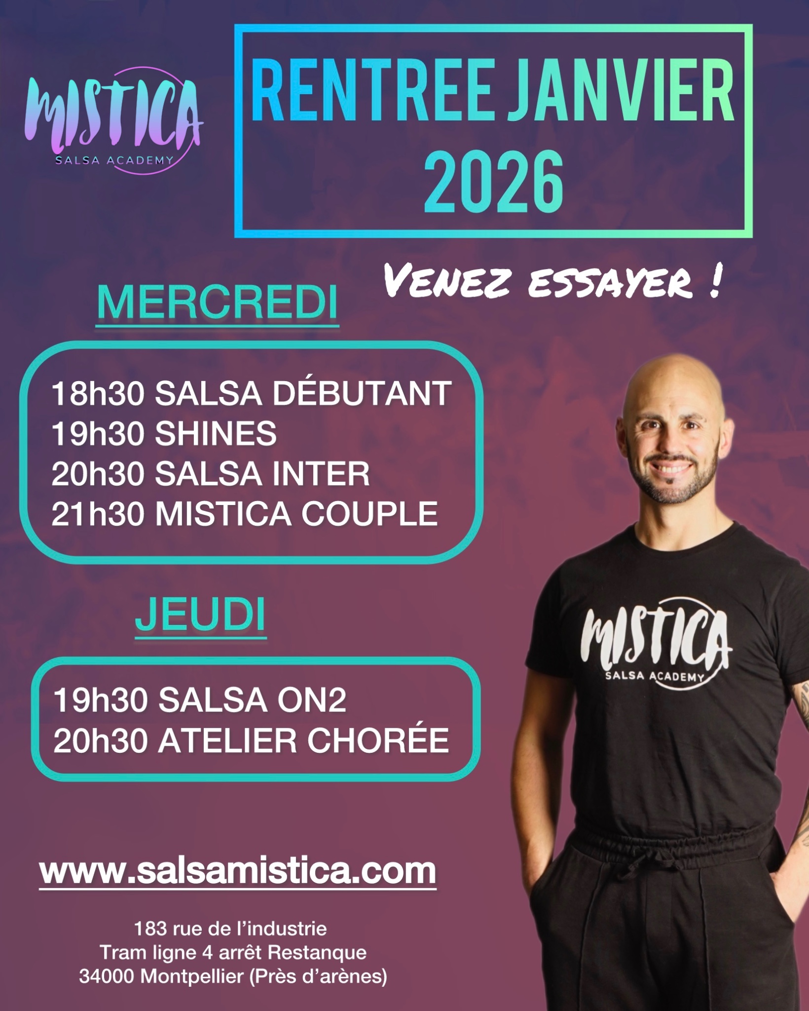 Rentrée des cours de Salsa Janvier 2026