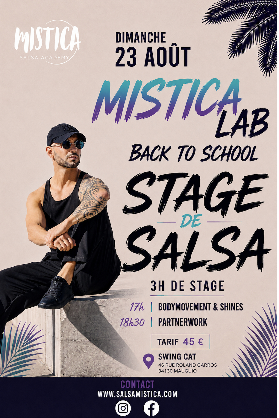 Back to School : Stage de Salsa à Montpellier – Dimanche 23 août 2026